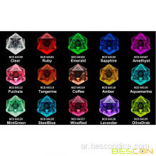Bescon Crystal Clear (غير مصممة) مجموعة زهر DND حادة من 7 ، حافز Razor Polyhedral D&amp;D Dice مجموعة ألعاب لعب الأدوار